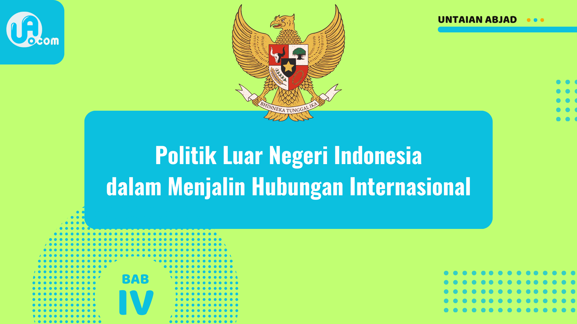 Politik Luar Negeri Indonesia dalam Menjalin Hubungan Internasional